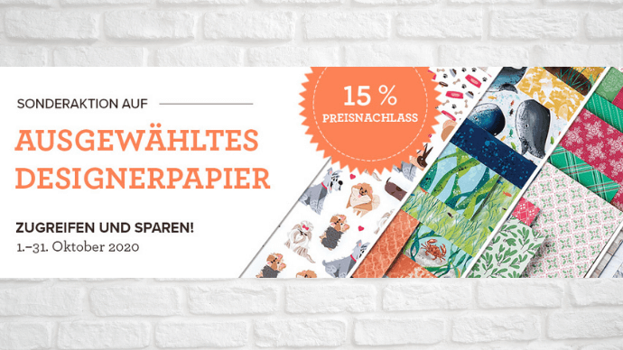 Designer Papier Aktion 10.2020